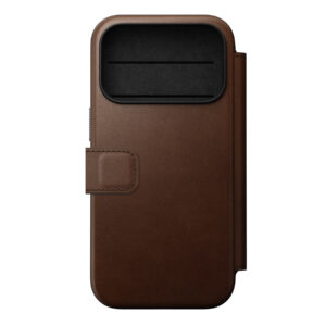 Nomad Modern Leather Folio, ruda – iPhone 18 Pro/17 Pro - Image 2