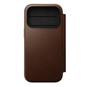 Nomad Modern Leather Folio, ruda – iPhone 18 Pro/17 Pro - Image 3