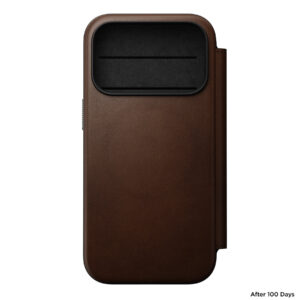 Nomad Modern Leather Folio, ruda – iPhone 18 Pro/17 Pro - Image 5