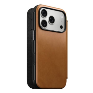 Nomad Modern Leather Folio, english tan – iPhone 18 Pro/17 Pro - Image 3
