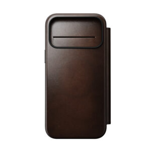 Nomad Modern odinis dėklas-knygelė, rustic brown (Horween) – iPhone 18 Pro Max/17 Pro Max - Image 11