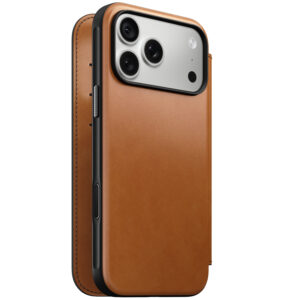 Nomad Modern Leather Folio, saddle (Horween) – iPhone 18 Pro Max/17 Pro Max - Image 3