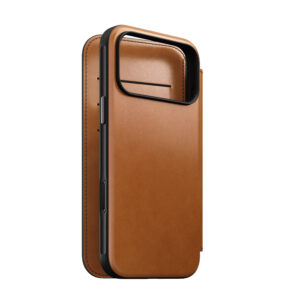 Nomad Modern Leather Folio, saddle (Horween) – iPhone 18 Pro Max/17 Pro Max - Image 9