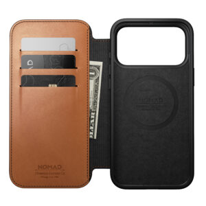 Nomad Modern Leather Folio, saddle (Horween) – iPhone 18 Pro Max/17 Pro Max - Image 10