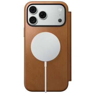 Nomad Modern odinis dėklas-knygelė, english tan – iPhone 18 Pro Max/17 Pro Max - Image 2