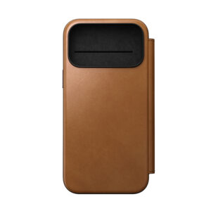 Nomad Modern odinis dėklas-knygelė, english tan – iPhone 18 Pro Max/17 Pro Max - Image 7