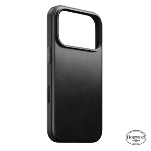 Nomad Traditional odinis dėklas, juodas (Horween) - iPhone 18 Pro/17 Pro