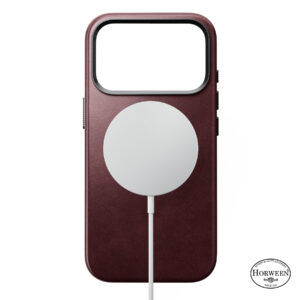 Nomad Traditional odinis dėklas, bordo (Horween) - iPhone 18 Pro/17 Pro - Image 3
