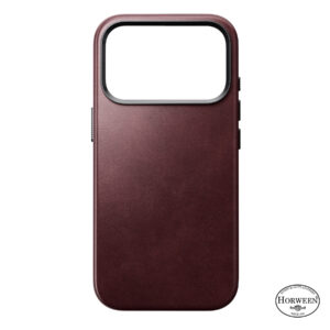 Nomad Traditional odinis dėklas, bordo (Horween) - iPhone 18 Pro/17 Pro - Image 5
