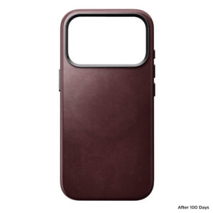 Nomad Traditional odinis dėklas, bordo (Horween) - iPhone 18 Pro/17 Pro - Image 6
