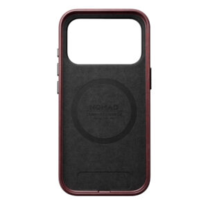 Nomad Traditional odinis dėklas, bordo (Horween) - iPhone 18 Pro/17 Pro - Image 8