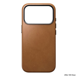 Nomad Traditional odinis dėklas, english tan – iPhone 18 Pro/17 Pro - Image 2
