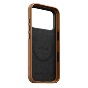 Nomad Traditional odinis dėklas, english tan – iPhone 18 Pro/17 Pro - Image 5