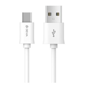 Devia laidas Smart EC066 USB - USB-C 2,0 m 2,1A baltas - Image 3