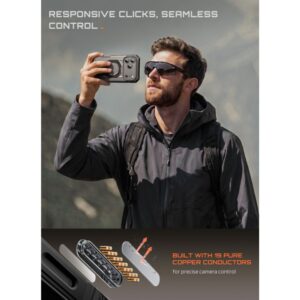 SupCase GRIP Pro MAG MagSafe iPhone 17 Pro Max / 18 Pro Max JUODAS - Image 11