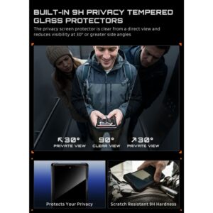 SupCase UB GRIP MAG MagSafe Samsung Galaxy Z FOLD 8 PRIVACY STIKLAS JUODAS - Image 11