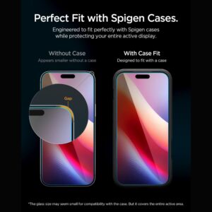 GRŪDINTAS STIKLAS Spigen GLAS.TR EZ FIT PRO HD AC 2-PACK iPhone 16 PRO MAX / 17 PRO MAX / 18 PRO MAX SKAIDRUS - Image 11