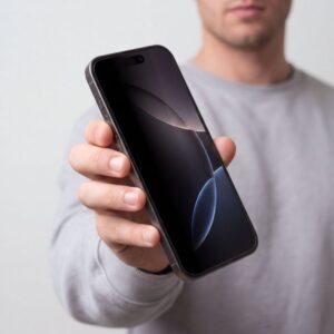 PRIVATUMĄ UŽTIKRINANTIS STIKLAS Tech-Protect ONETOUCH SET SPY+ 2-PACK iPhone 18 PRO MAX PRIVACY - Image 11