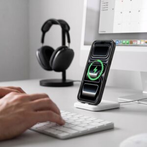 TECH-PROTECT MAGSTAND MagSafe CC iPhone 17 Pro Max / 18 Pro Max MATINIS juodos spalvos - Image 9