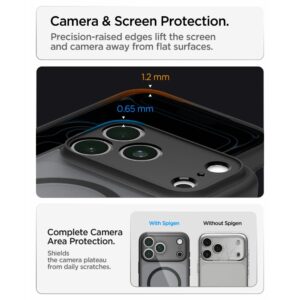 Spigen Ultra Hybrid MagSafe iPhone 17 Pro Max / 18 Pro Max FROST BLACK - Image 11