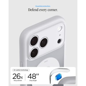 Spigen Ultra Hybrid MagSafe iPhone 17 Pro Max / 18 Pro Max KLASIKINIS SIDABRINIS - Image 10