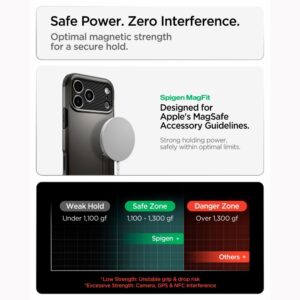 Spigen Tough Armor T MagSafe iPhone 17 Pro Max / 18 Pro Max GUNMETAL - Image 11