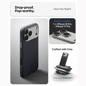 Spigen Nano Pop MagSafe iPhone 17 Pro Max / 18 Pro Max DĖKLAS BLACK SESAME - Image 11
