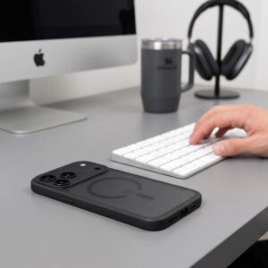 TECH-PROTECT MAGMAT MagSafe CC iPhone 17 Pro Max / 18 Pro Max MATINIS juodos spalvos - Image 9