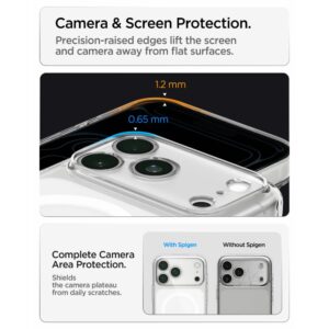 Spigen Ultra Hybrid MagSafe iPhone 17 Pro Max / 18 Pro Max SKAIDRUS/BALTAS - Image 12