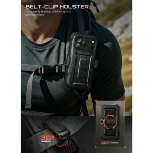 SupCase UNICORN BEETLE Pro iPhone 17 Pro / 18 Pro JUODAS - Image 12