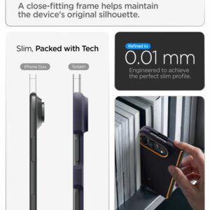 Spigen NANO POP HYBRID MAG MAGSAFE IPHONE DUO MĖLYNA (BLUEBERRY NAVY) - Image 12
