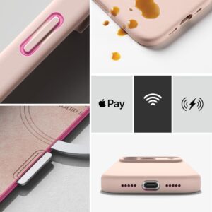 RINGKE SILIKONINIS MAGNETINIS MAGSAFE DĖKLAS iPhone 17 PRO / 18 PRO PINK SAND - Image 7