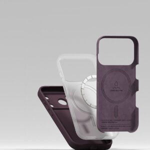 RINGKE SILIKONINIS MAGNETINIS MAGSAFE DĖKLAS iPhone 17 PRO / 18 PRO BURGUNDO SPALVOS - Image 7