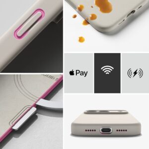 RINGKE SILIKONINIS MAGNETINIS MAGSAFE DĖKLAS iPhone 17 PRO / 18 PRO STONE - Image 8