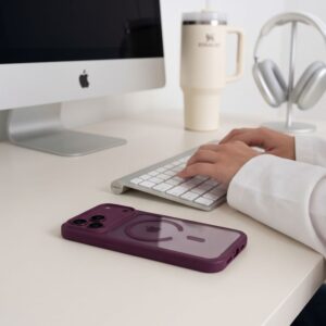 TECH-PROTECT MAGONE MagSafe CC + STIKLAS 2-PACK iPhone 17 Pro / 18 Pro TAMSIAI VYŠNINĖ/SKAIDRI - Image 13