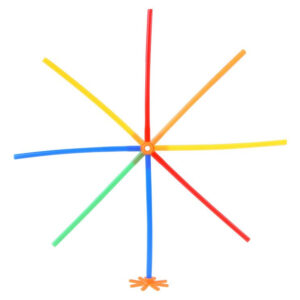 Kaladėlės TUBES šiaudeliai lazdelės 238el makaronai ZA3111 - Image 4