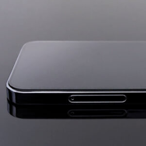 2 vnt. Viso ekrano grūdintas stiklas su rėmeliu, suderinamas su dėklais (Case Friendly), Wozinsky Full Glue, skirtas iPhone 15 Pro Max – juodas - Image 5