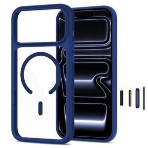 TECH-PROTECT MAGONE MagSafe CC + STIKLAS 2-PACK iPhone 17 Pro / 18 Pro TAMSIAI MĖLYNA/SKAIDRI - Image 12