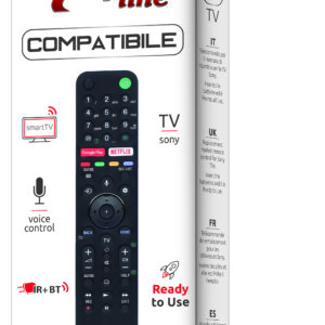 TV pultas SONY išmaniems televizoriams su valdymu balsu, Bluetooth