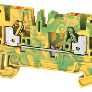 A2C 2.5 PE gnybtas Push-IN, 2CO, 2.5 mm², 800 V, 24 A, geltonas/žalias, Weidmuller