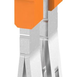 ZQV 2.5N/2 trumpiklis, 2P, 24A, žingsnis 5.1mm, oranžinis, Weidmuller - Image 1
