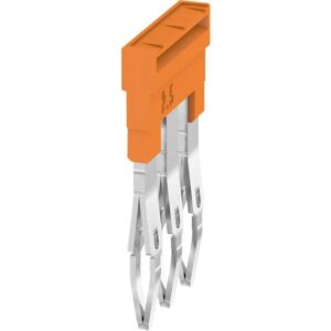 ZQV 2.5N/3, trumpiklis gnybtams, 24A, 3P, žingsnis 5.1mm, plotis 13mm, oranžinis, Weidmuller