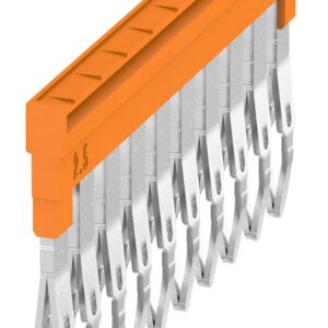 ZQV 2.5N/10 trumpiklis, 10P, 24A, žingsnis 5.1mm, oranžinis, Weidmuller - Image 1