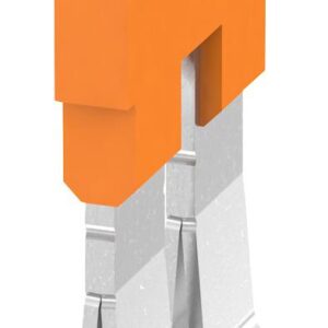 ZQV 4N/2 trumpiklis, 2P, 32A, žingsnis 6.1mm, oranžinis, Weidmuller - Image 1