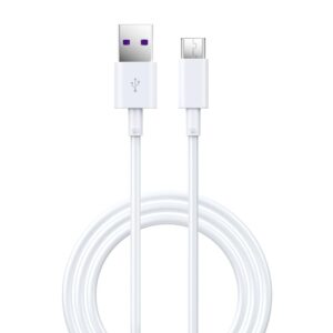 Devia laidas Shark EC306 USB - USB-C 1,5 m 5A baltas