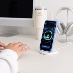 TECH-PROTECT MAGPEAK MagSafe CC iPhone 17 Pro / 18 Pro MATINIS ŠVIESIAI MĖLYNAS - Image 4