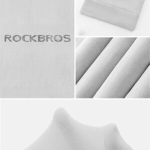Rockbros XT9002W dviratininko rankovės – baltos (2 vnt.) - Image 5