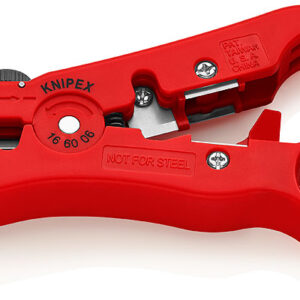 Įrankis nužievinimui koaksialiniams kabeliams, 16 60 06 KNIPEX - Image 1