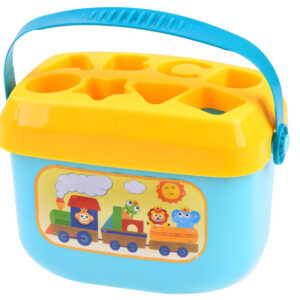 Mokomasis rinkinys „Bucket blocks letters“ RŪŠIUOKLIS 16 vnt. ZA3803 - Image 4