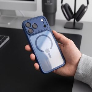 Tech-Protect MAGPEAK MagSafe CC iPhone 17 Pro / 18 Pro TAMSIAI MĖLYNAS/SKAIDRUS - Image 7